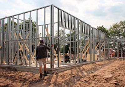 Staalframebouw van beSteel - beeld : beSteel 